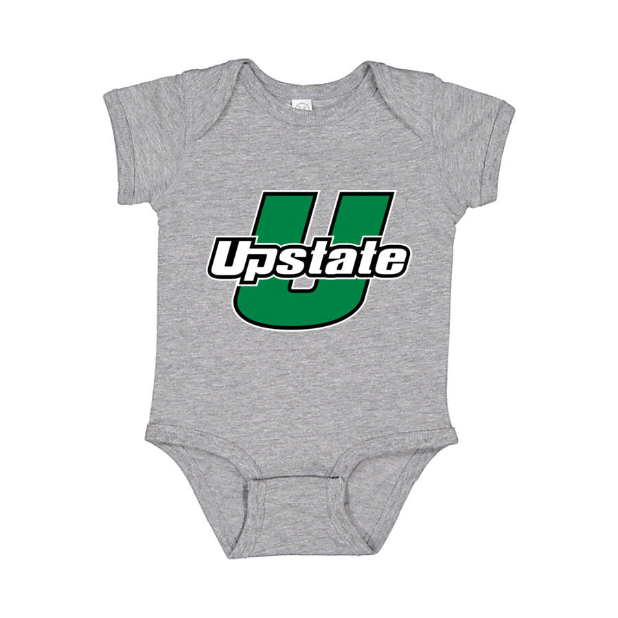 USC Upstate Spartans Baby Romper Onesie - Gray