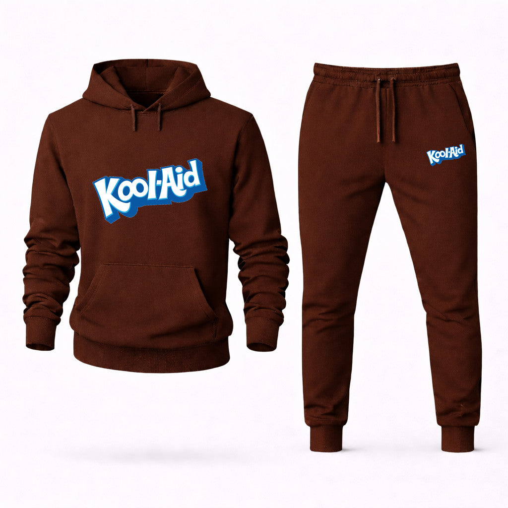 Kool-Aid Hoodie and Joggers Set - Brown