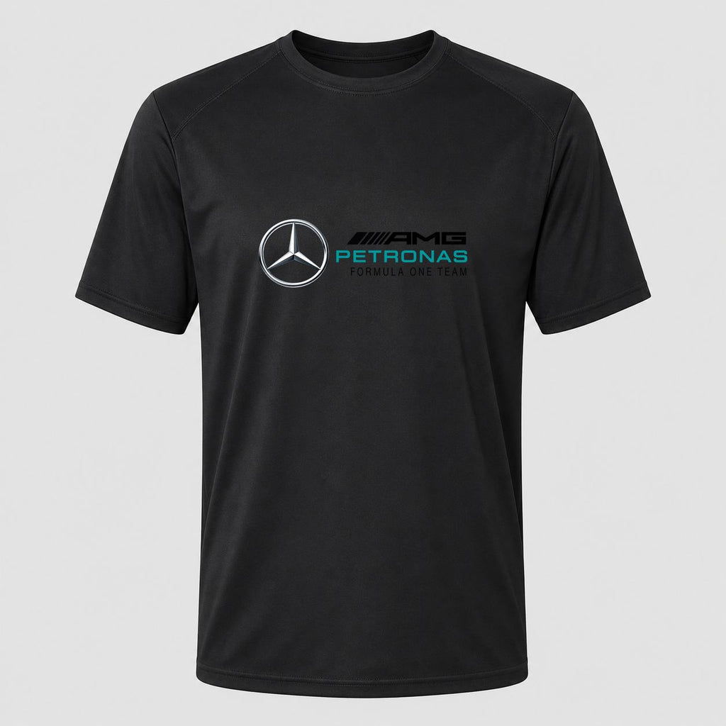 Men's Mercedes AMG Petronas Formula One Team Performance T-Shirt - Black