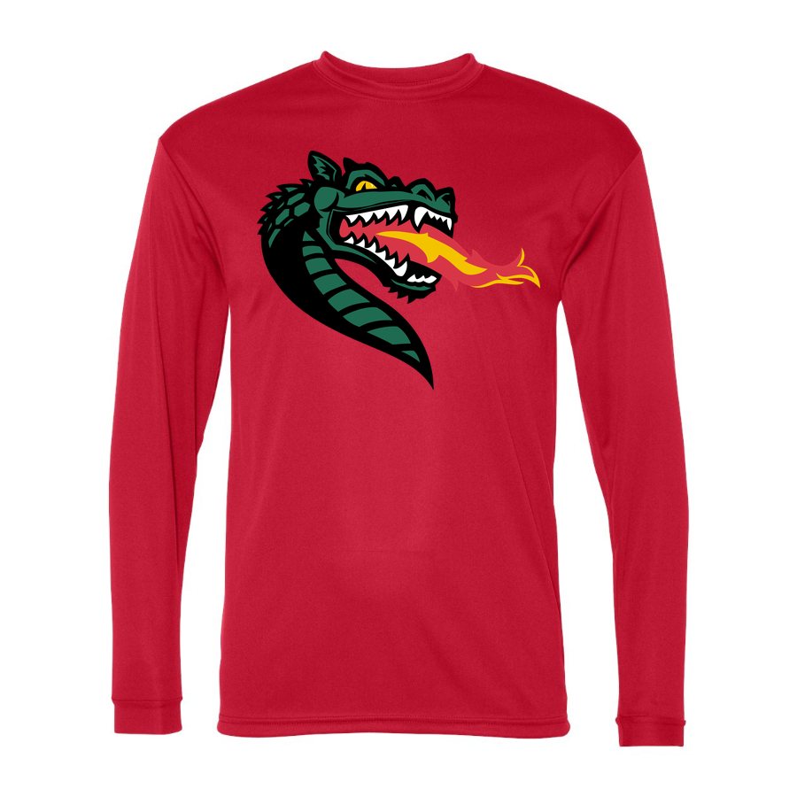 Men's UAB Blazers Polyester Long Sleeve T-Shirt - Red