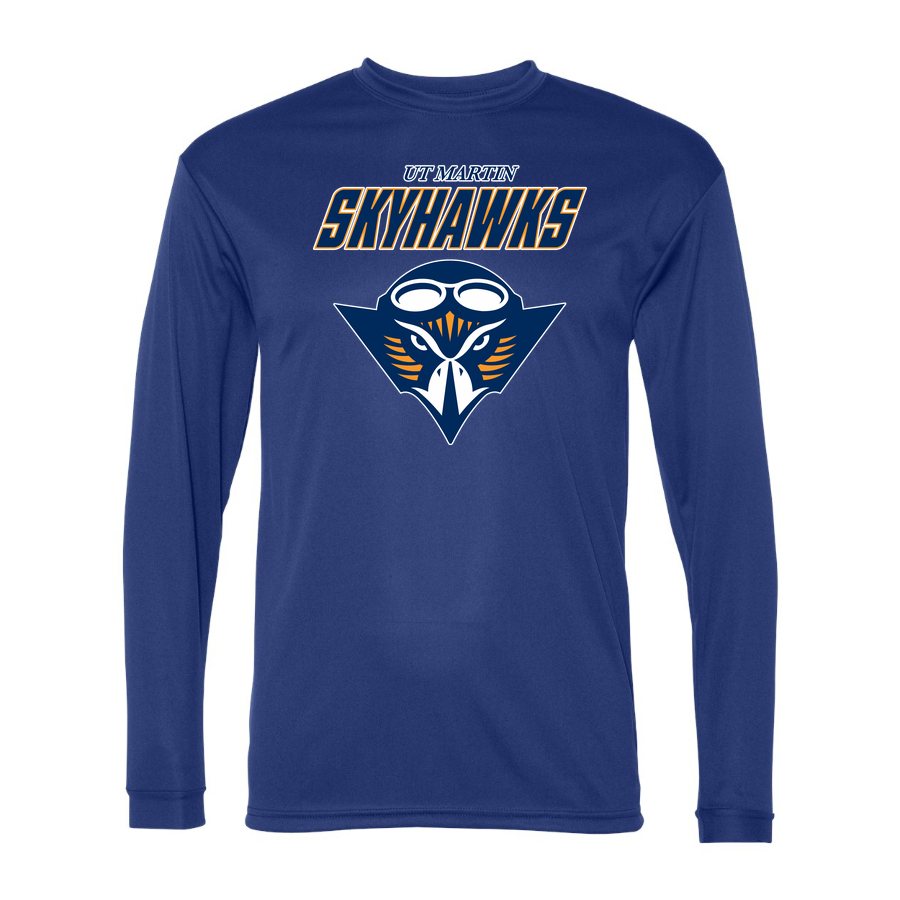 Men's Tennessee Martin Skyhawks Alternate Polyester Long Sleeve T-Shirt - Royal Blue