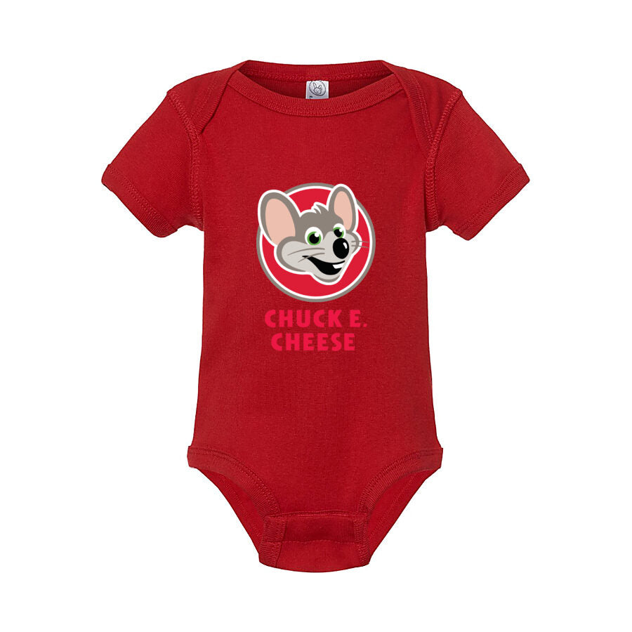 Chuck E. Cheese Baby Romper Onesie - Red