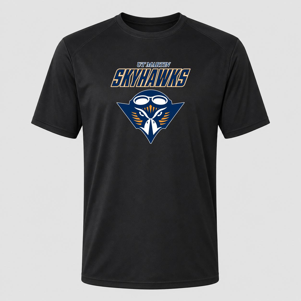 Men's Tennessee Martin Skyhawks Design 2 Performance T-Shirt - Black