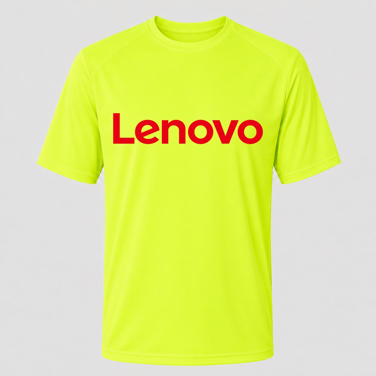 Men's Lenovo Performance T-Shirt - Safety Green