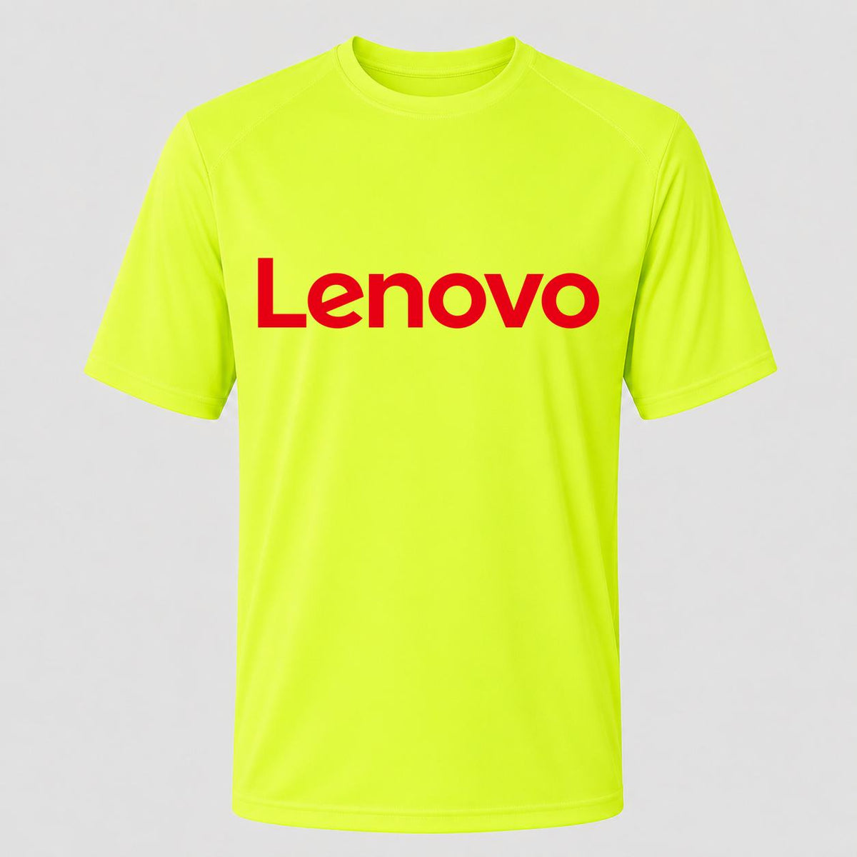 Men's Lenovo Performance T-Shirt - Safety Green