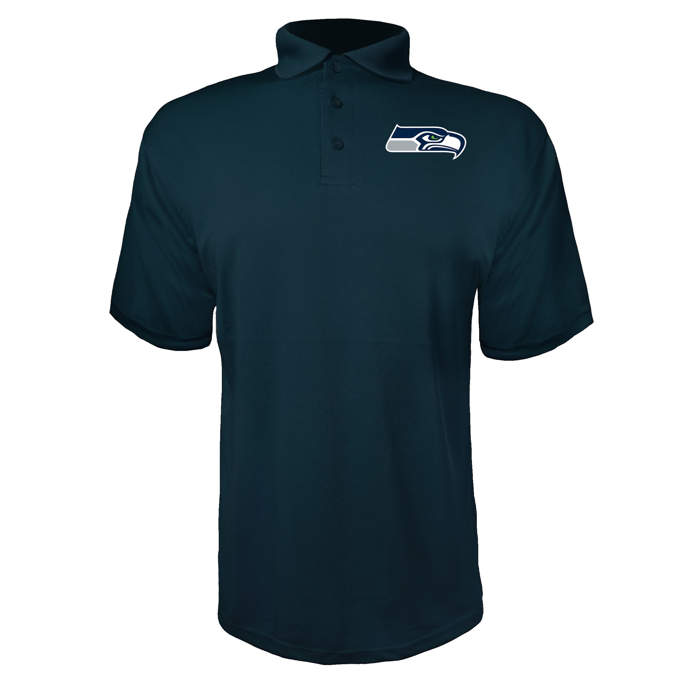 Seattle Seahawks Navy polyester polo