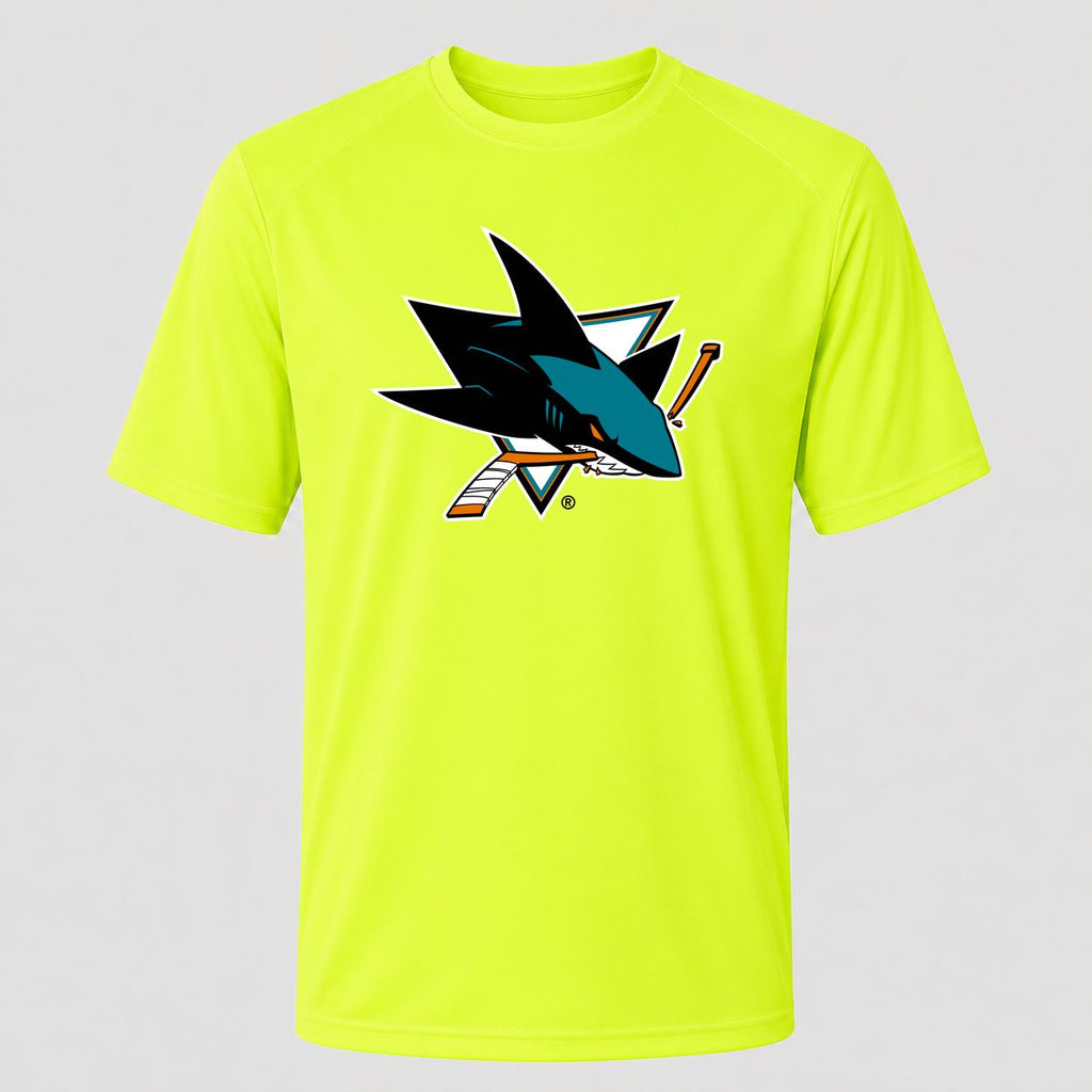 Men's San Jose Sharks Performance T-Shirt - Safety Green