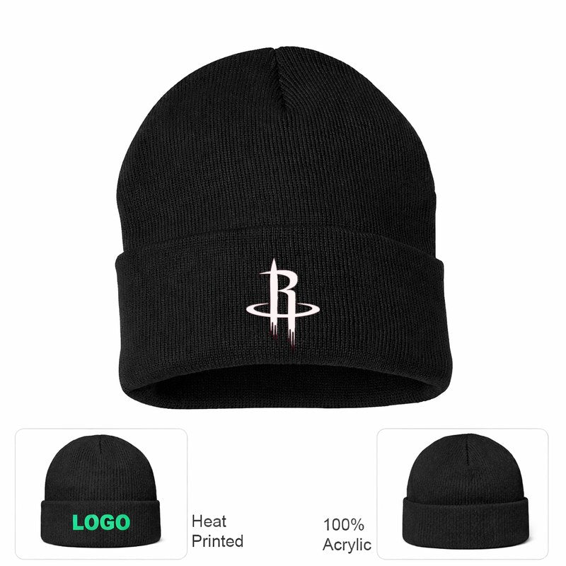 Houston Rockets Army Green Yellow Beanie Hat