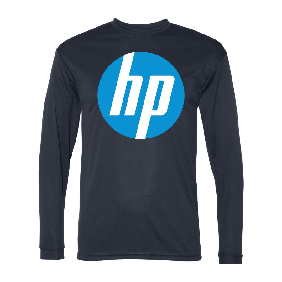 Men's HP Polyester Long Sleeve T-Shirt - Navy