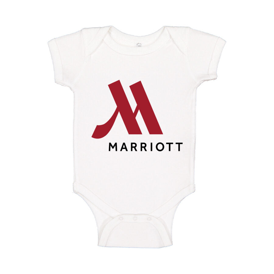 Marriott Baby Romper Onesie - White