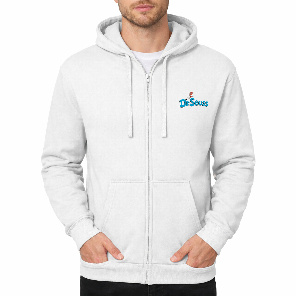 Dr. Seuss Zipper Hoodie - White