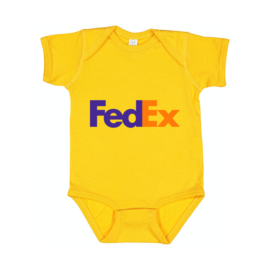 FedEx Baby Romper Onesie - Yellow
