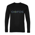 Men's Oofos Polyester Long Sleeve T-Shirt - Black