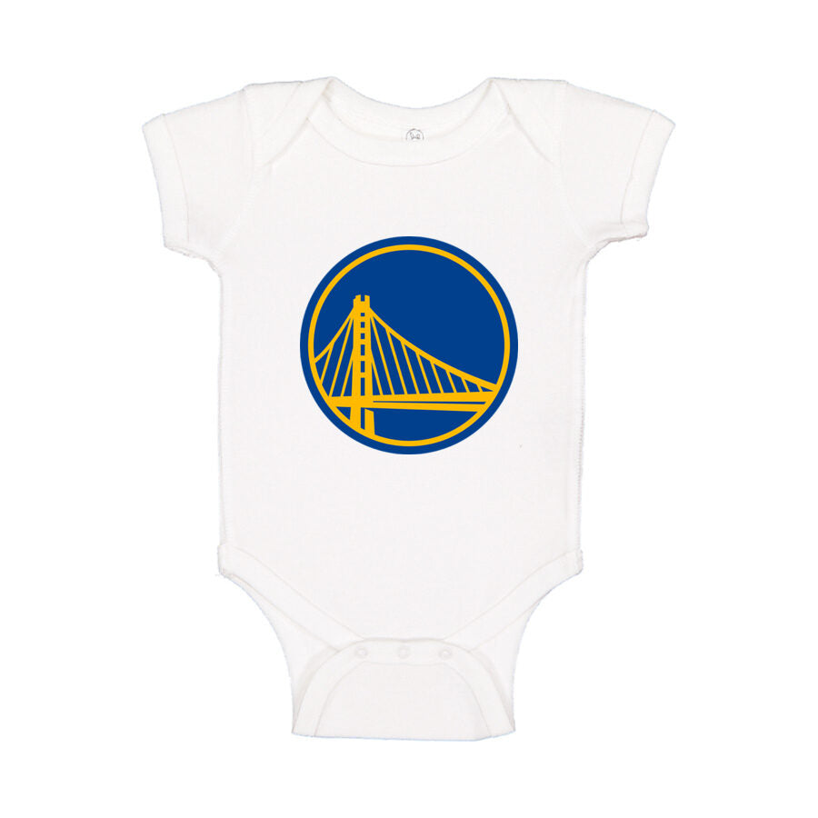 Golden State Warriors Baby Romper Onesie - White