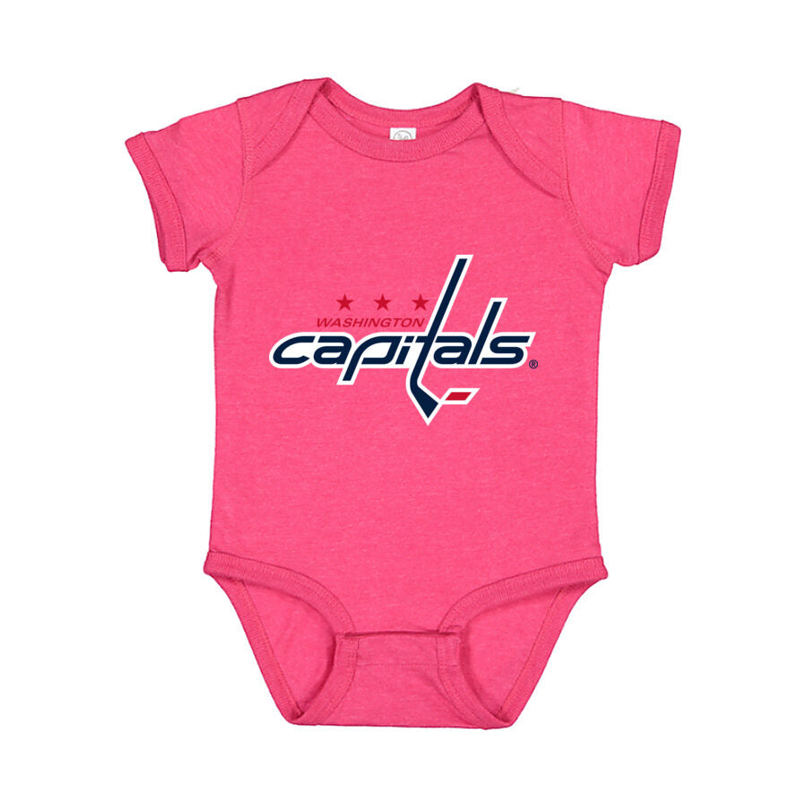 Washington Capitals Baby Romper Onesie - Pink