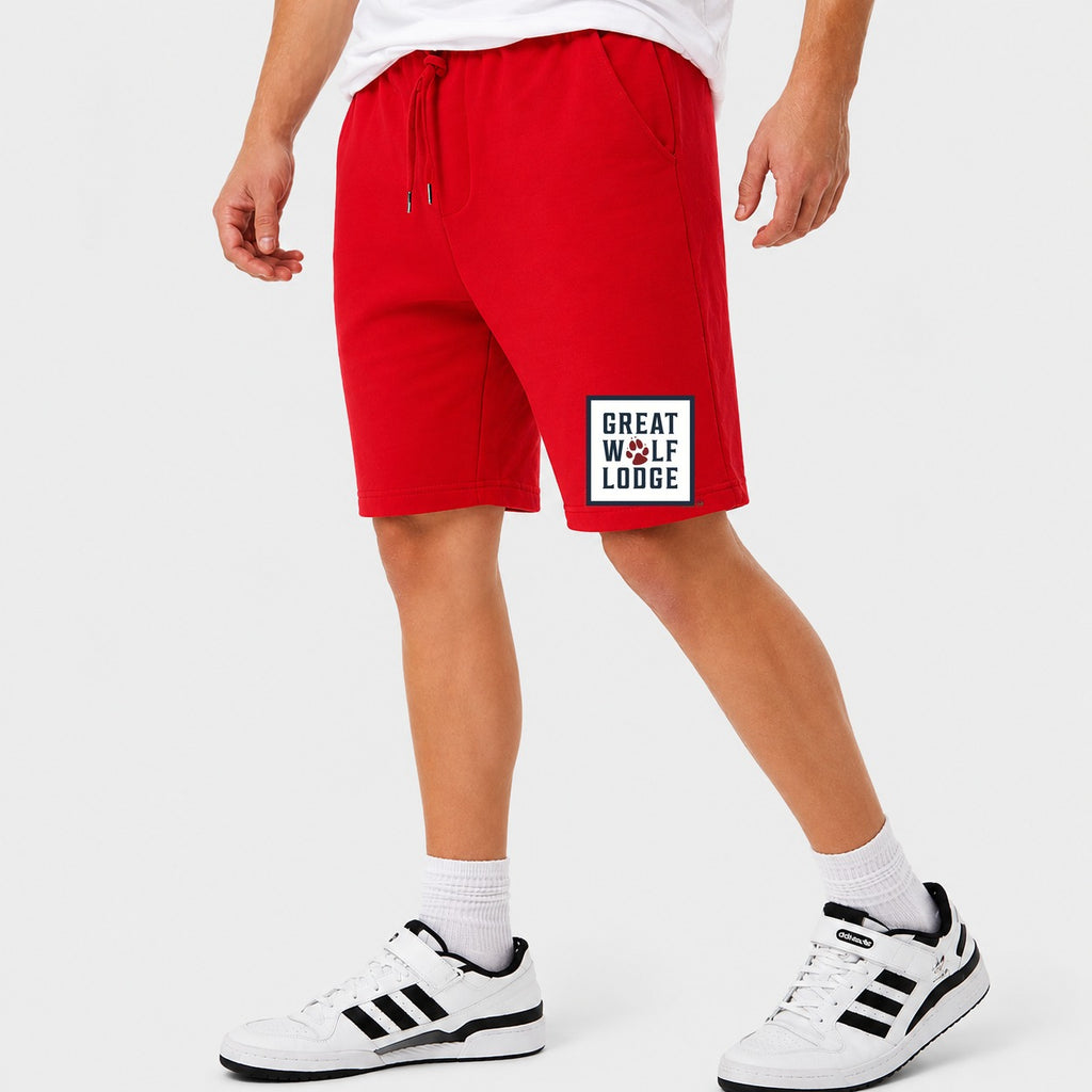 Men's Great Wolf Lodge Cotton Shorts - Red