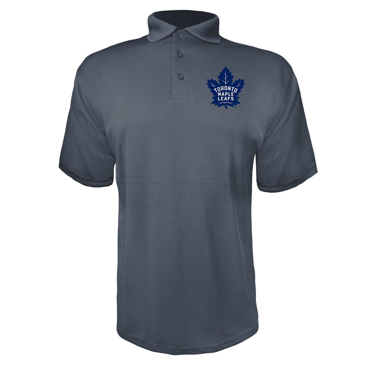 Toronto Maple Leafs Charcoal polyester polo