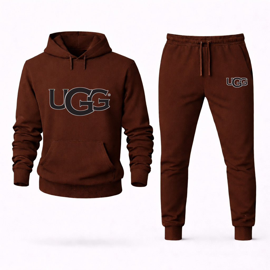 UGG Hoodie and Joggers Set - Brown