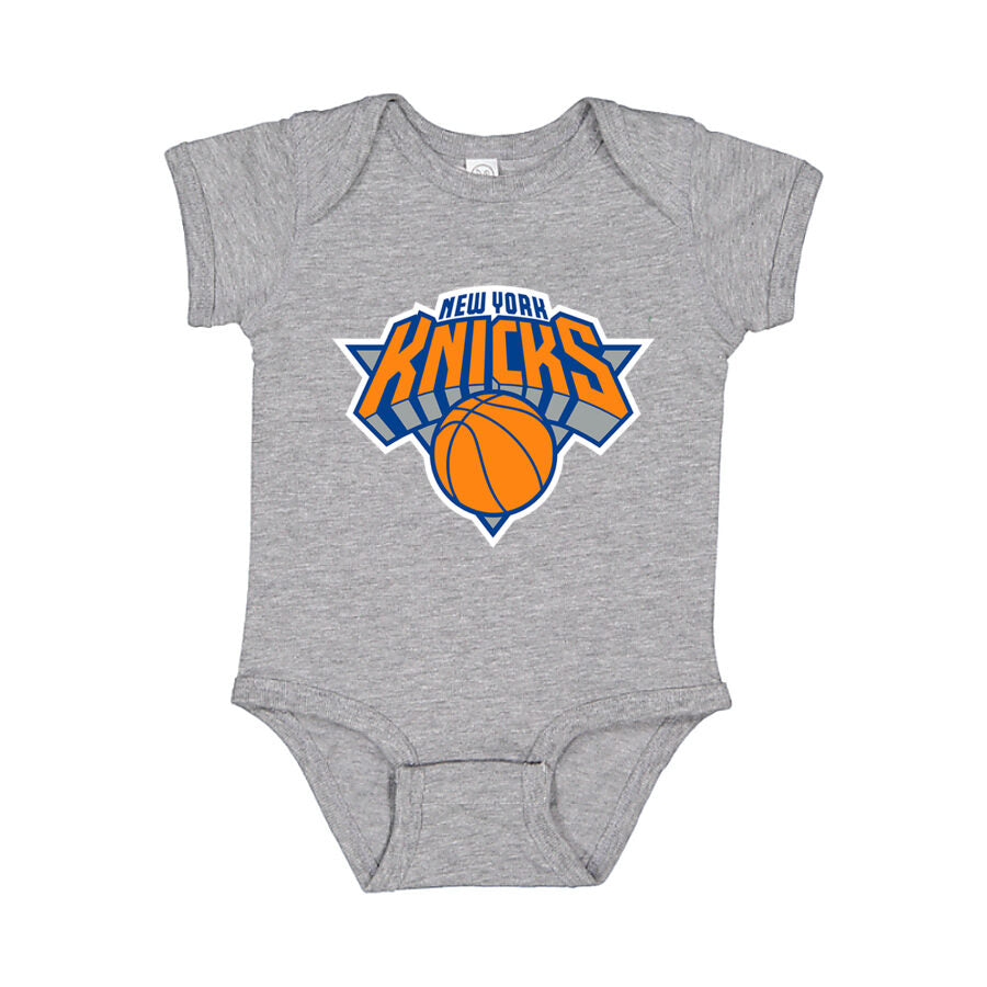 New York Knicks Baby Romper Onesie - Gray