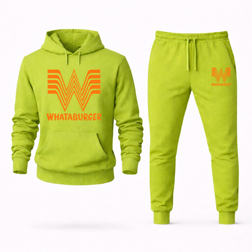 Whataburger Hoodie and Joggers Set - Lime Green