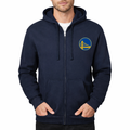 Men's Golden State Warriors Zipper Hoodie - Navy