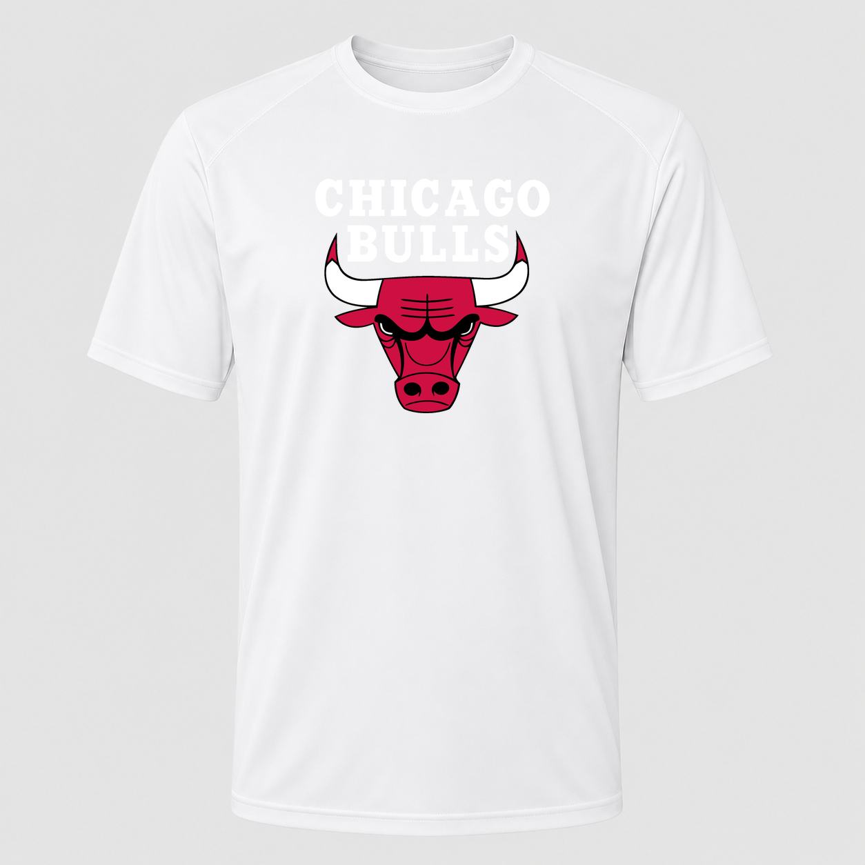 Men's Chicago Bulls White Performance T-Shirt - White