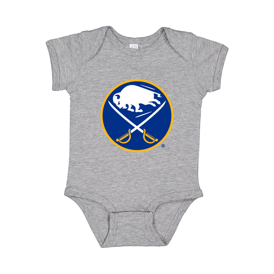 Buffalo Sabres Baby Romper Onesie - Gray