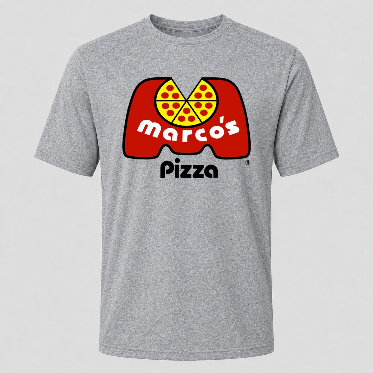 Men's Marcos Pizza Performance T-Shirt - Gray