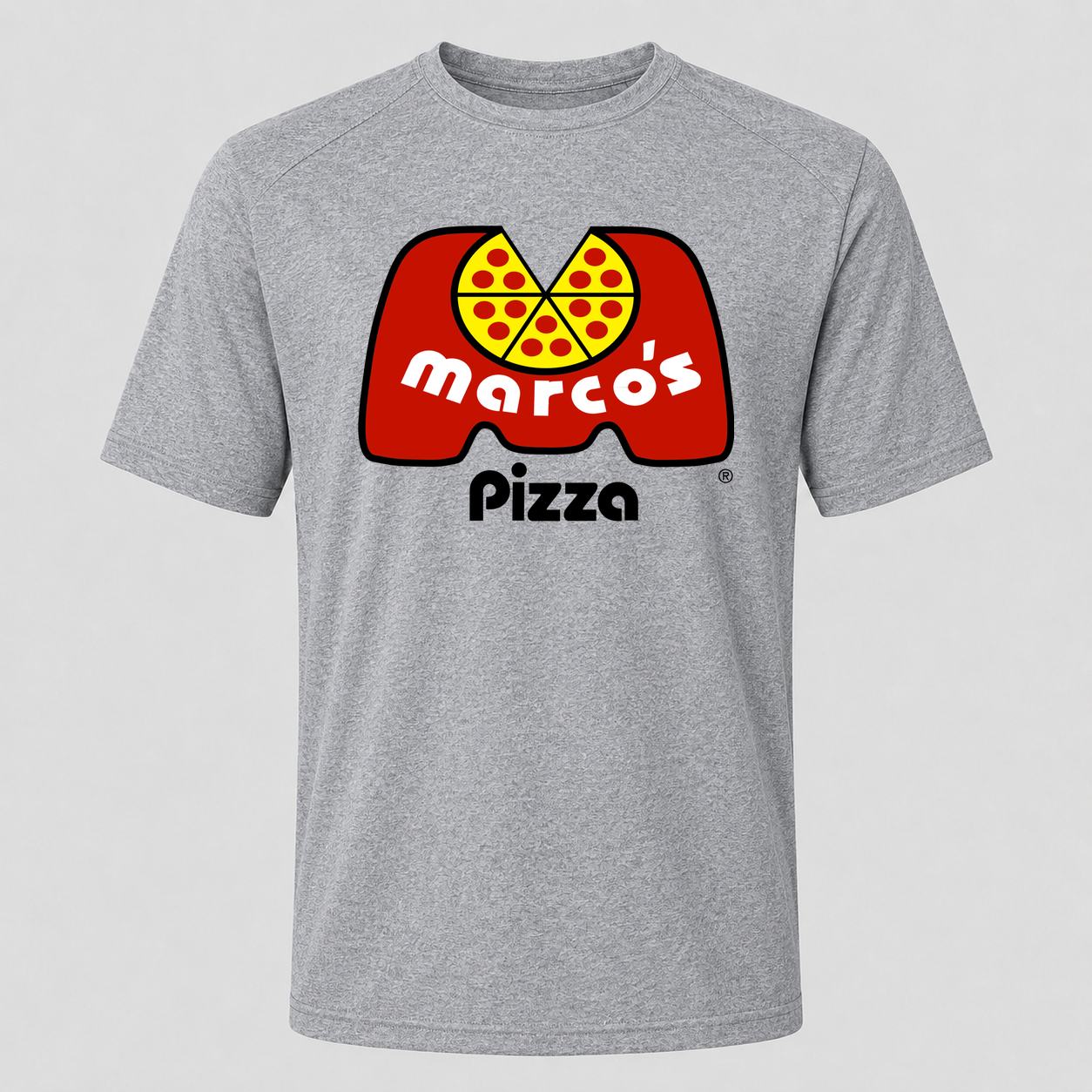 Men's Marcos Pizza Performance T-Shirt - Gray