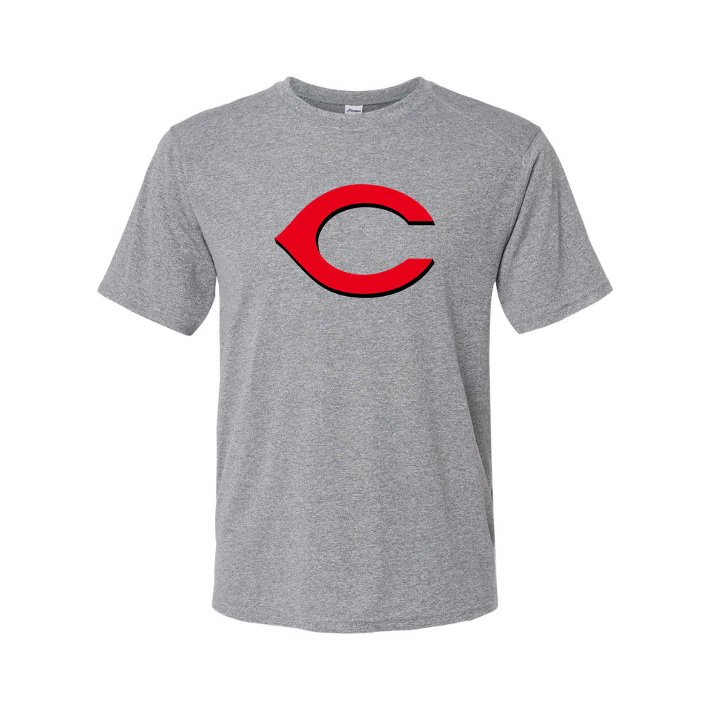 Cincinnati Reds Polyester T-Shirt - Gray