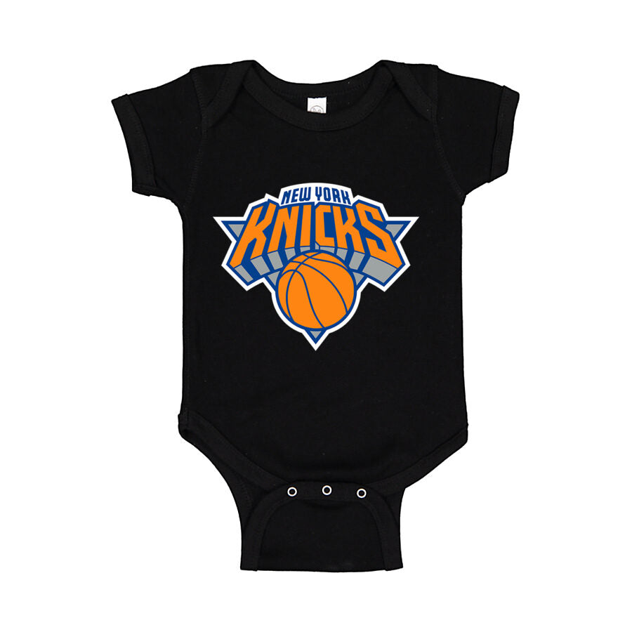 New York Knicks Baby Romper Onesie - Black