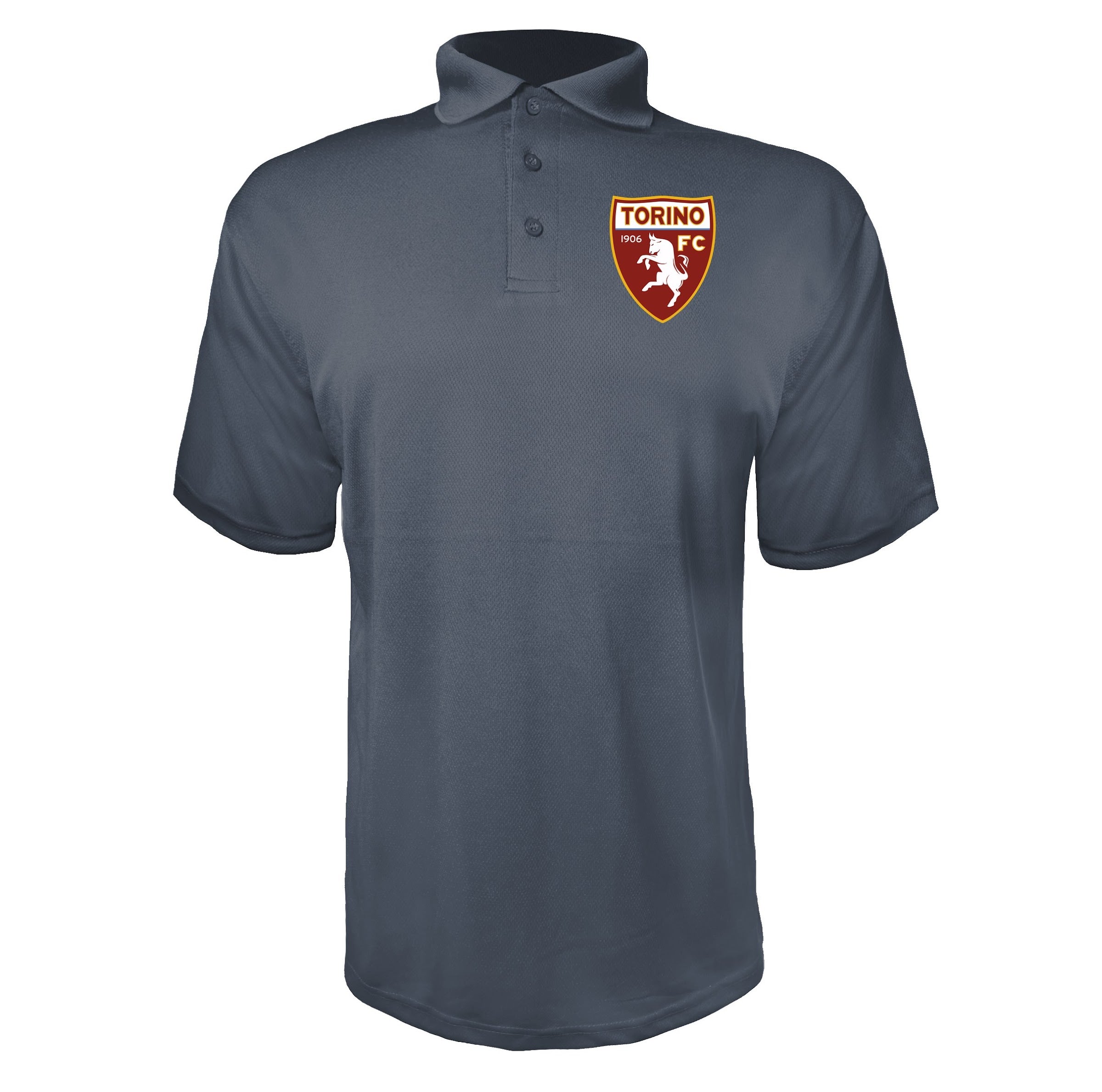 Torino Charcoal polyester polo