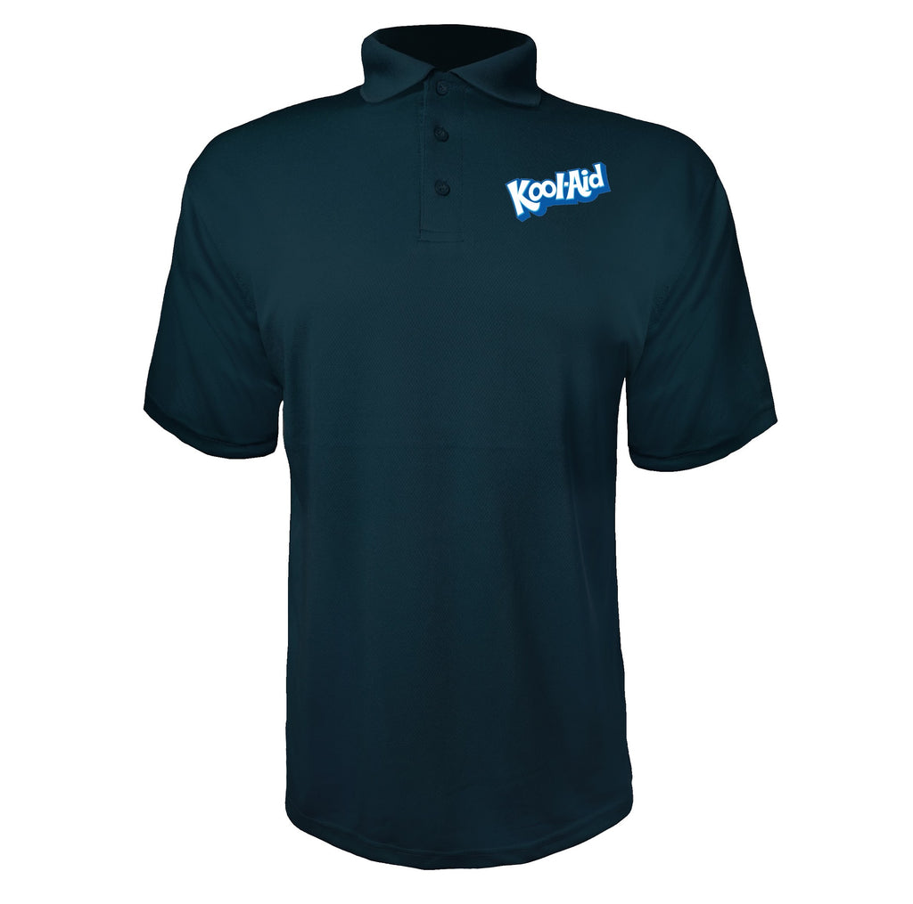 Kool Aid Brand men's polyester polo in Navy