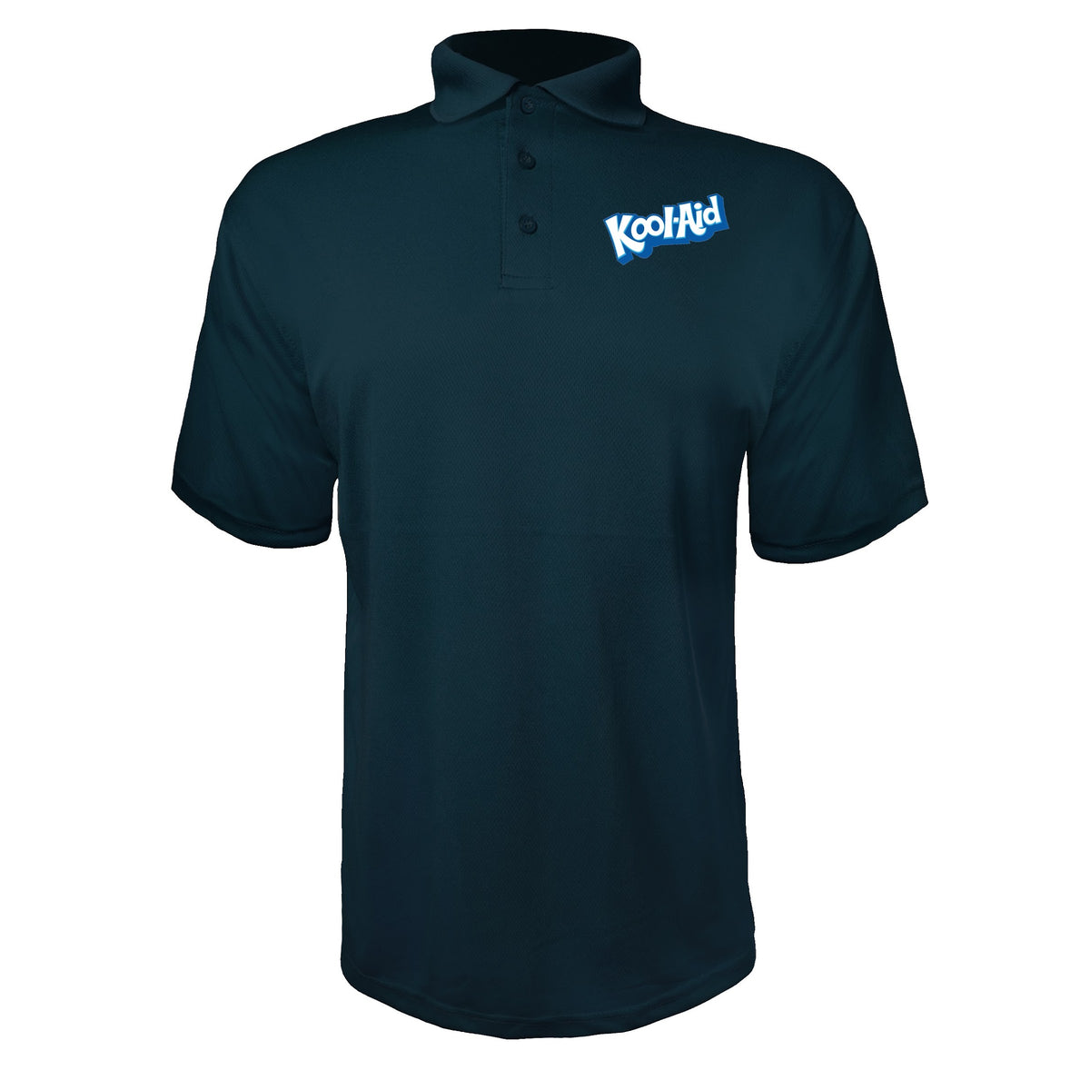 Kool Aid Brand men's polyester polo in Navy