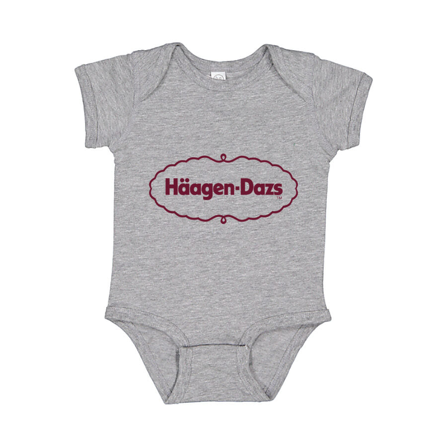 Häagen-Dazs Baby Romper Onesie - Gray