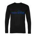 Men's Make A Wish Polyester Long Sleeve T-Shirt - Black