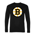 Men's Boston Bruins Polyester Long Sleeve T-Shirt - Black