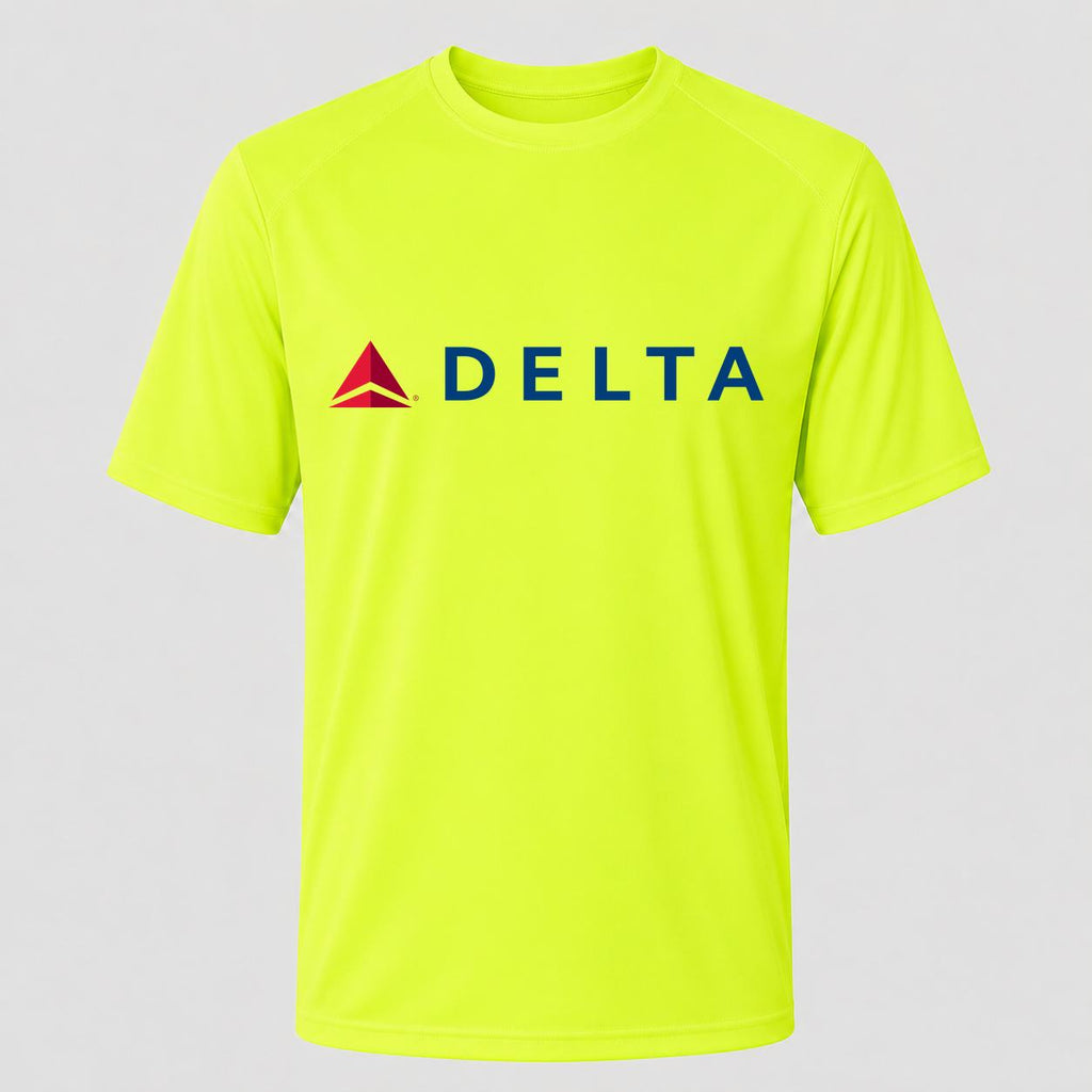 Men's Delta Airlines Performance T-Shirt - Safety Green