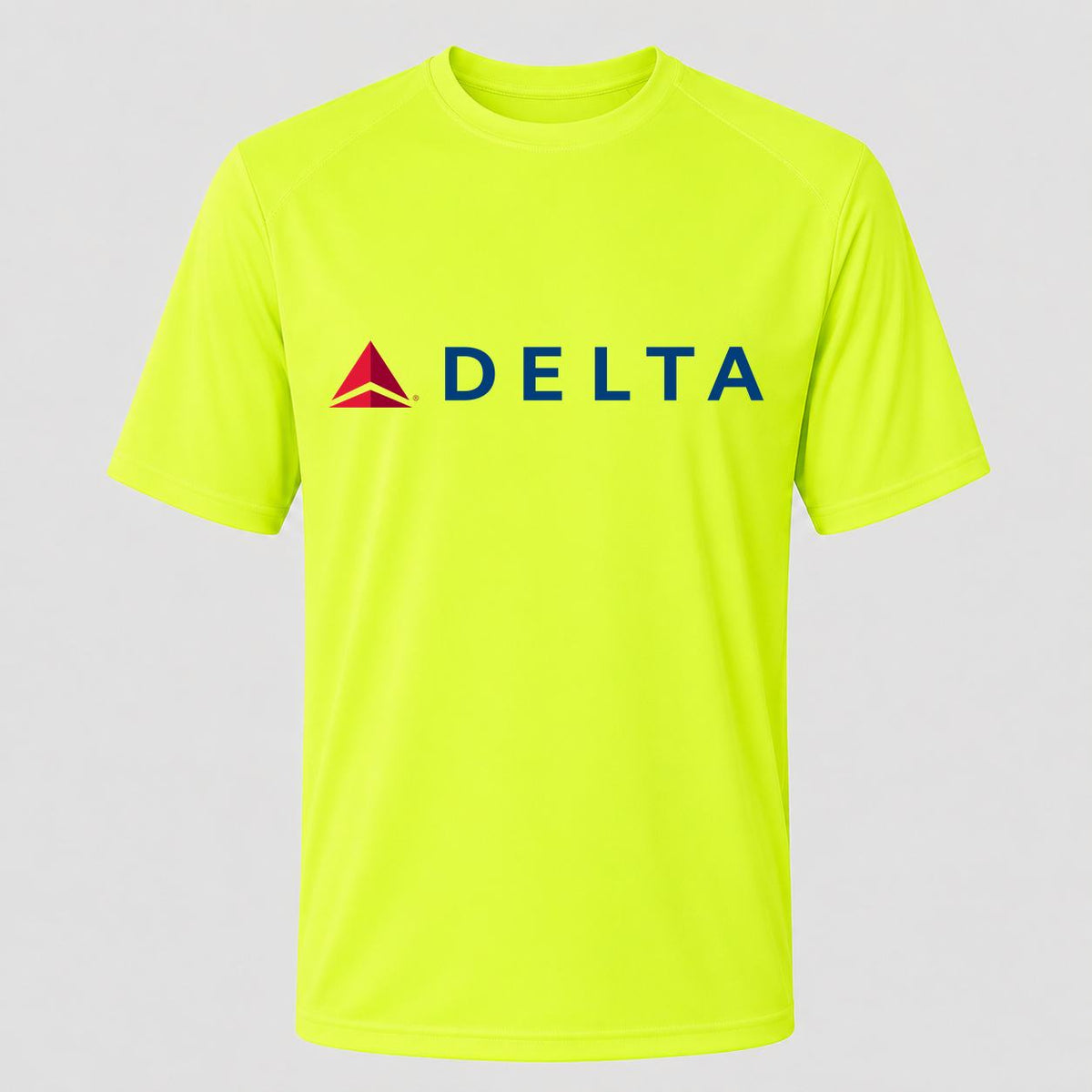 Men's Delta Airlines Performance T-Shirt - Safety Green