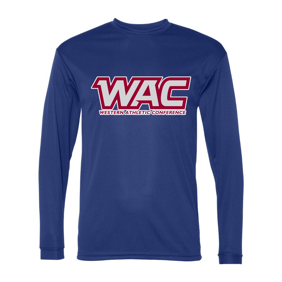 Men's Western Athletic Conference Alternate Polyester Long Sleeve T-Shirt - Royal Blue
