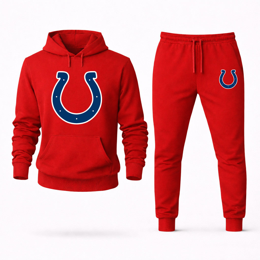 Indianapolis Colts Hoodie and Joggers Set - Red