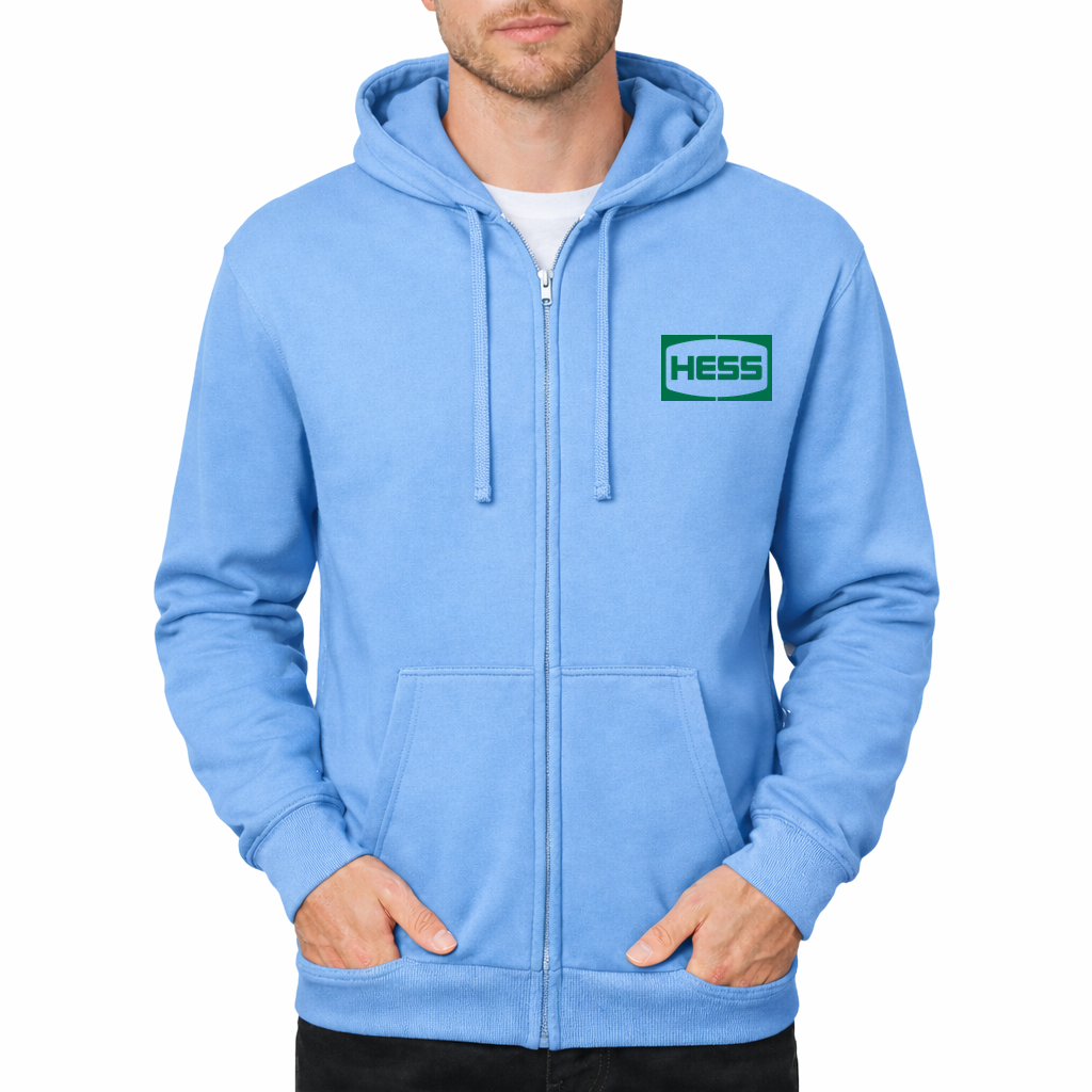 Hess Zipper Hoodie - Sky Blue
