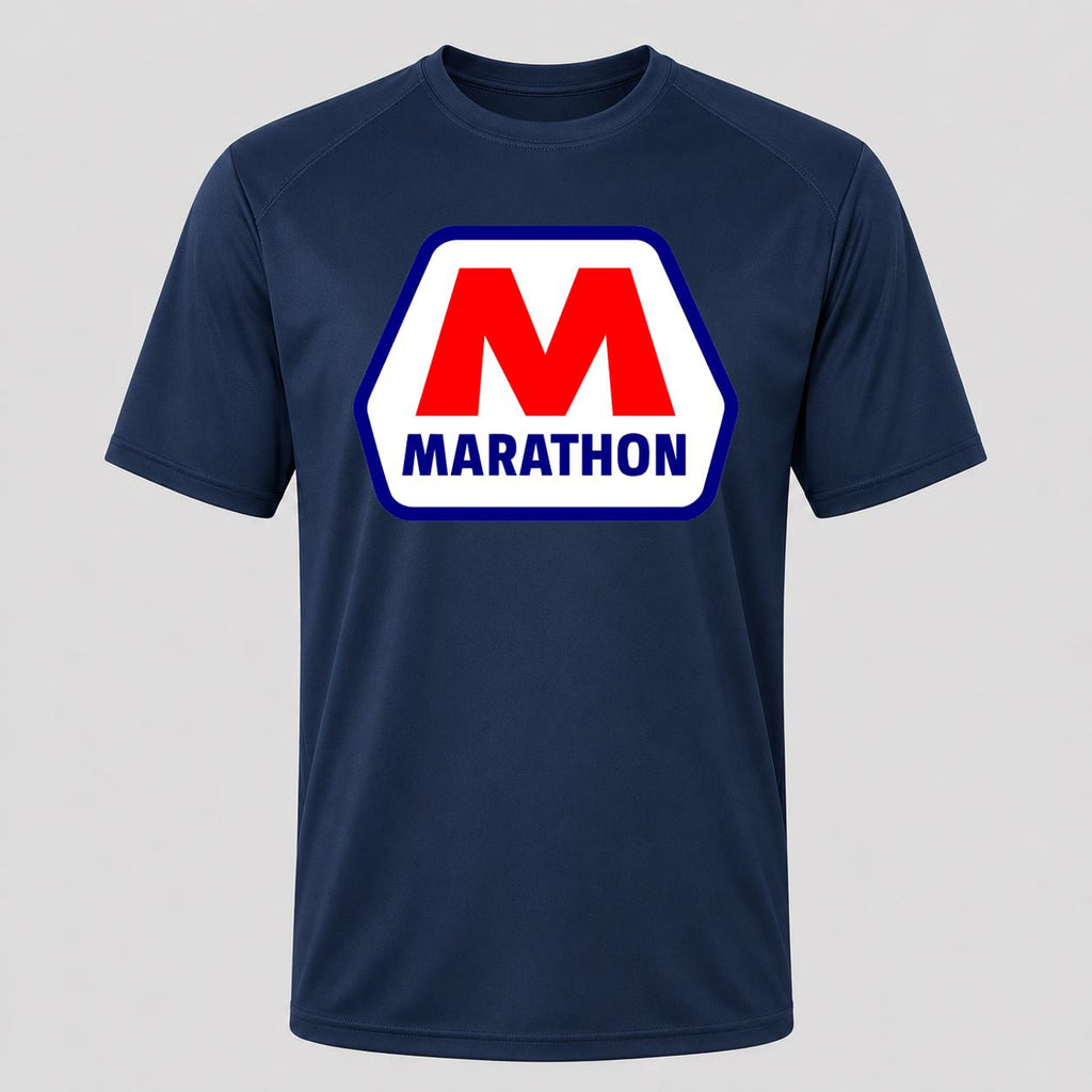 Men's Marathon Performance T-Shirt - Navy