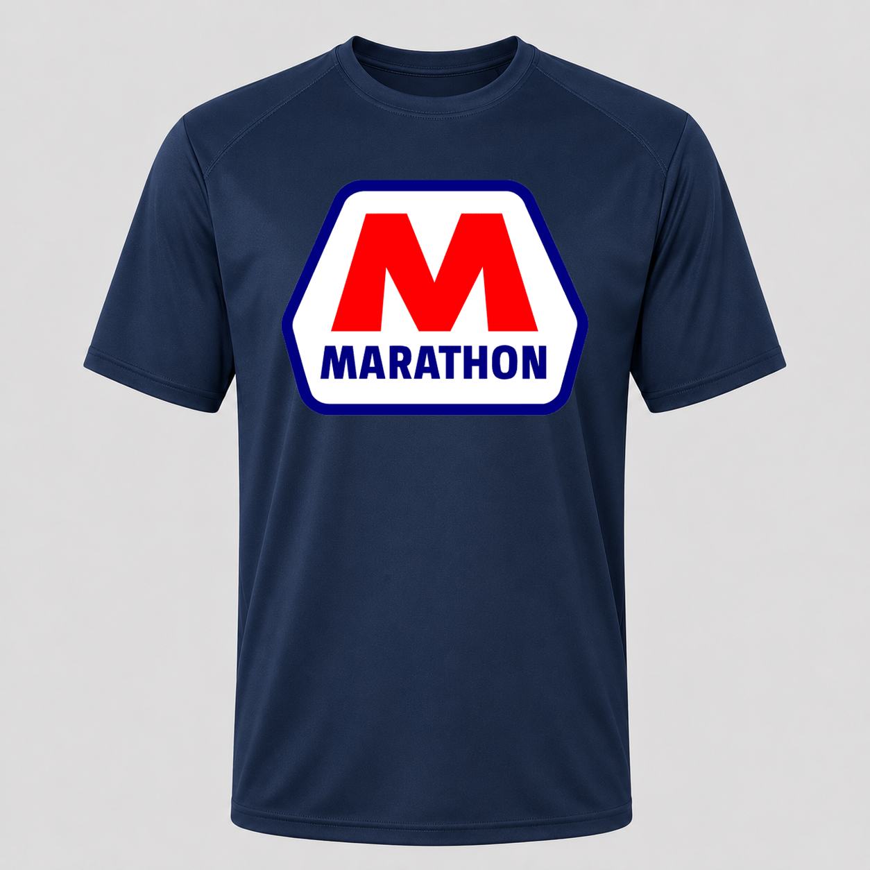 Men's Marathon Performance T-Shirt - Navy