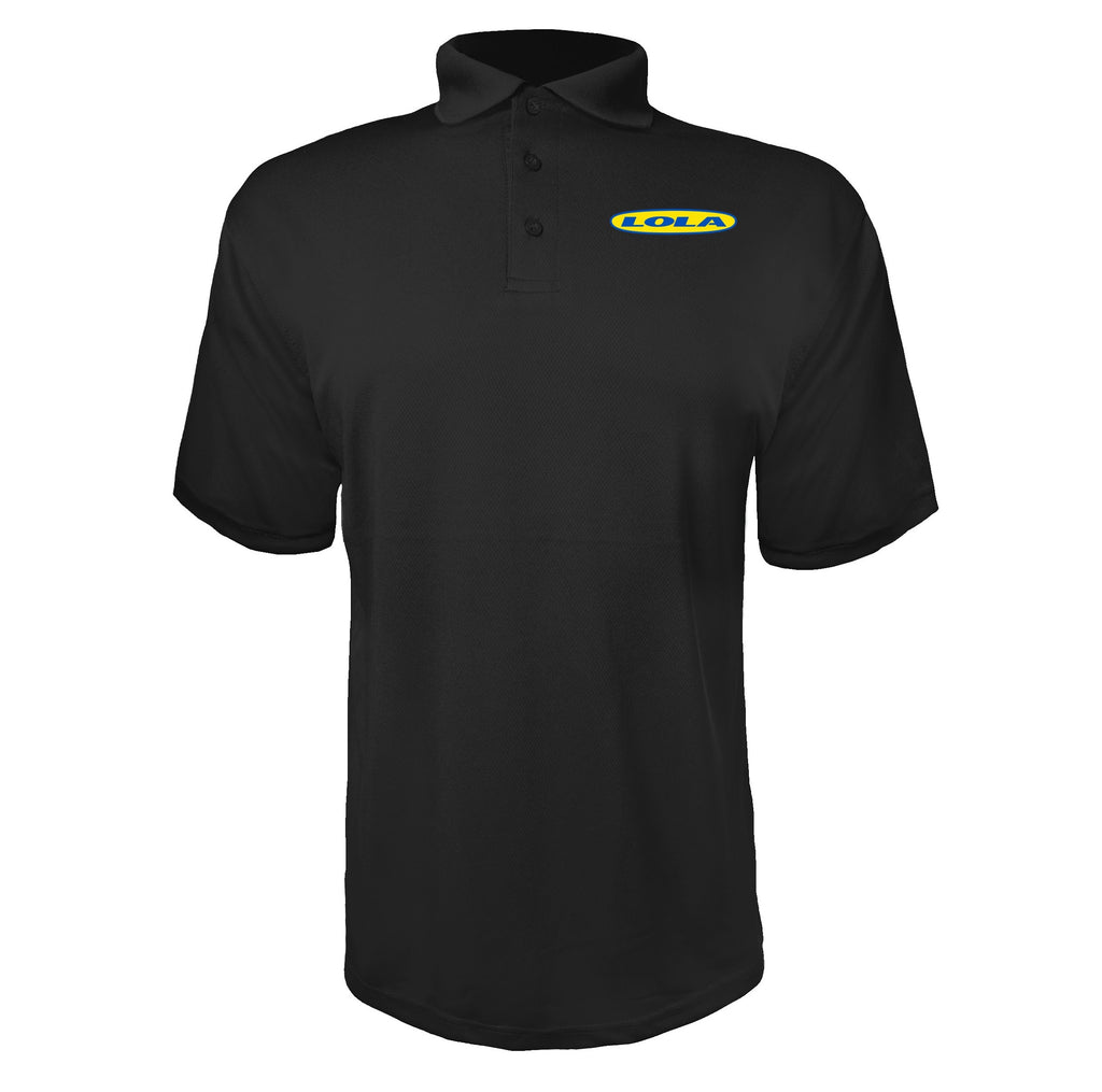 Lola Black polyester polo