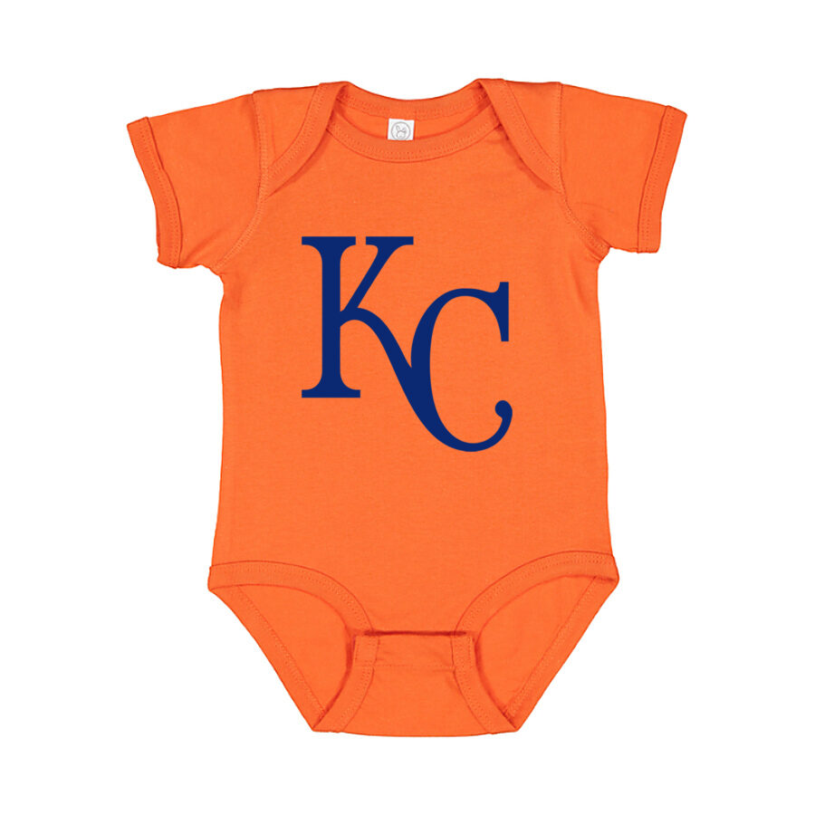 Kansas City Royals Baby Romper Onesie - Orange