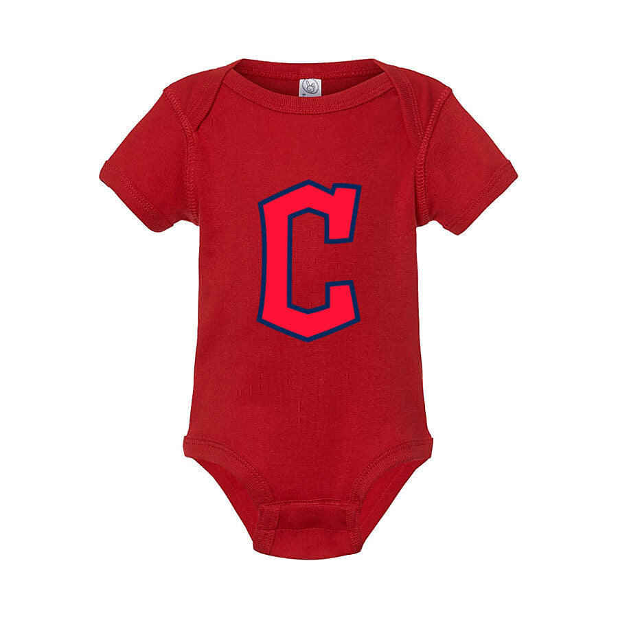 Cleveland Guardians Baby Romper Onesie - Red