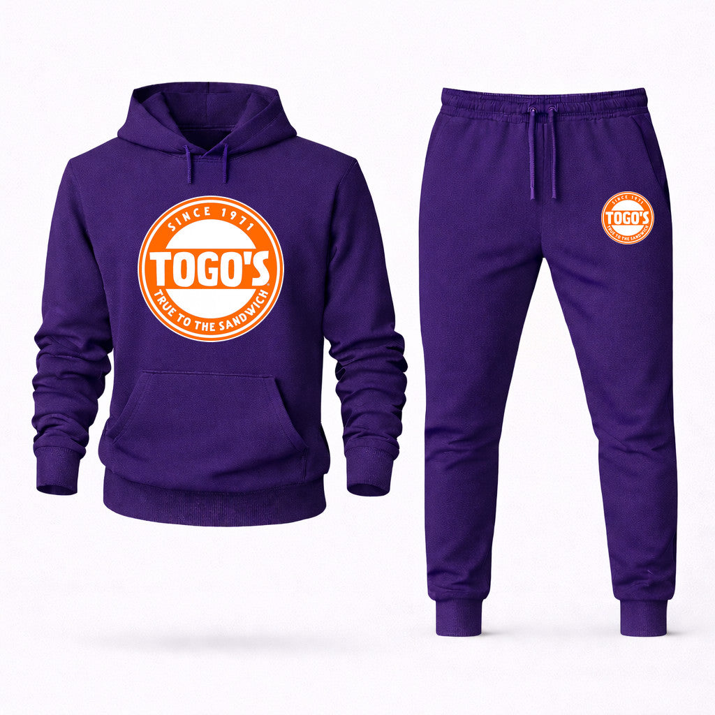 Togo's Hoodie and Joggers Set - Purple