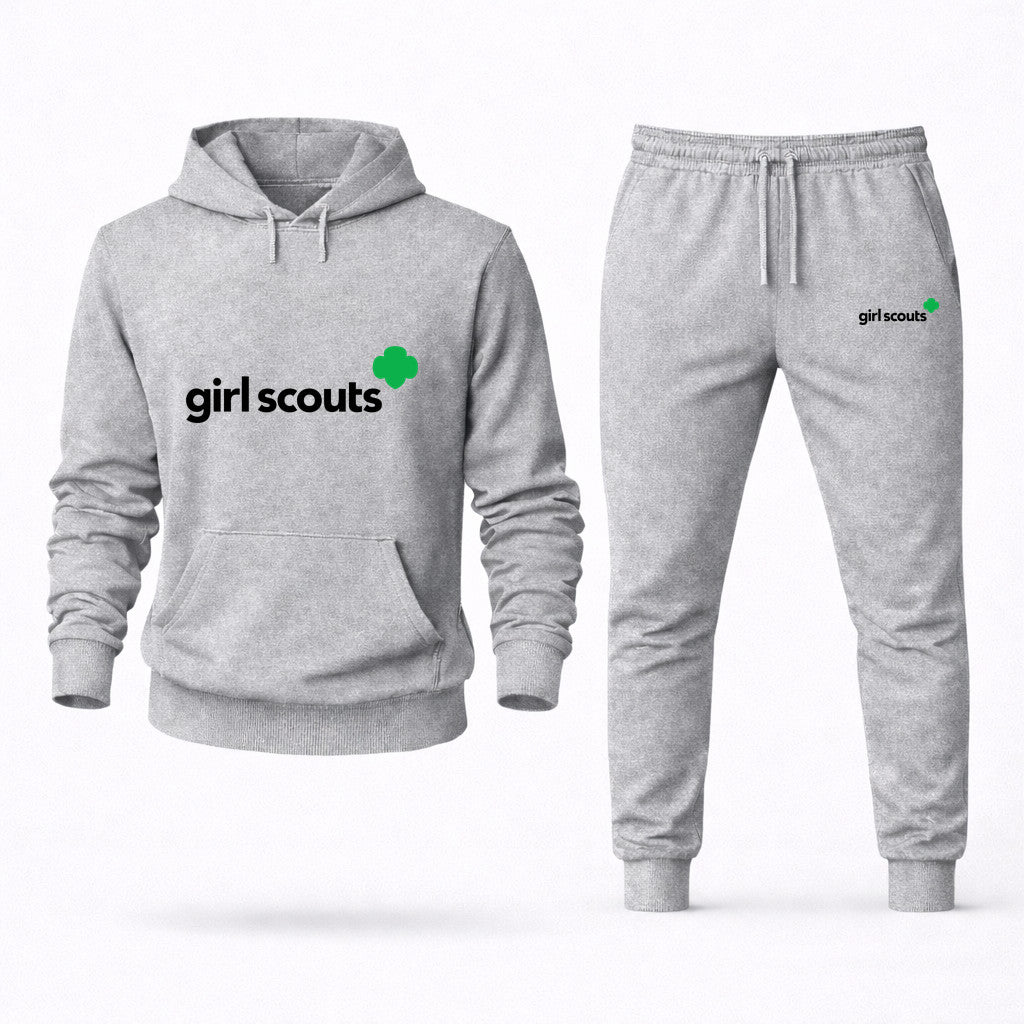 Girl Scout Hoodie and Joggers Set - Grey
