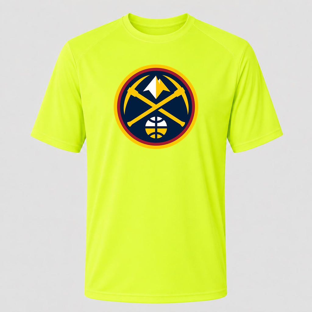 Men's Denver Nuggets Performance T-Shirt - Safety Green
